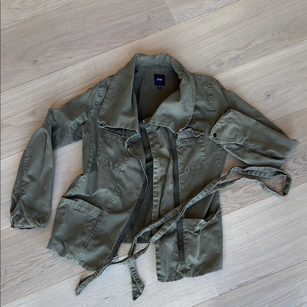 Gap Women's Olive Military Inspired Jacket